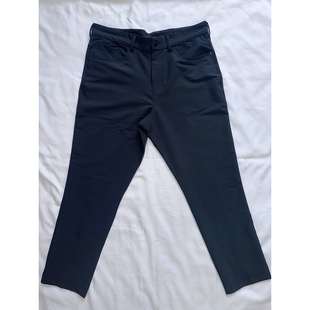 Panama Jack Mens 36x30 Black Flex Stretch Commuter Golf Travel Pants